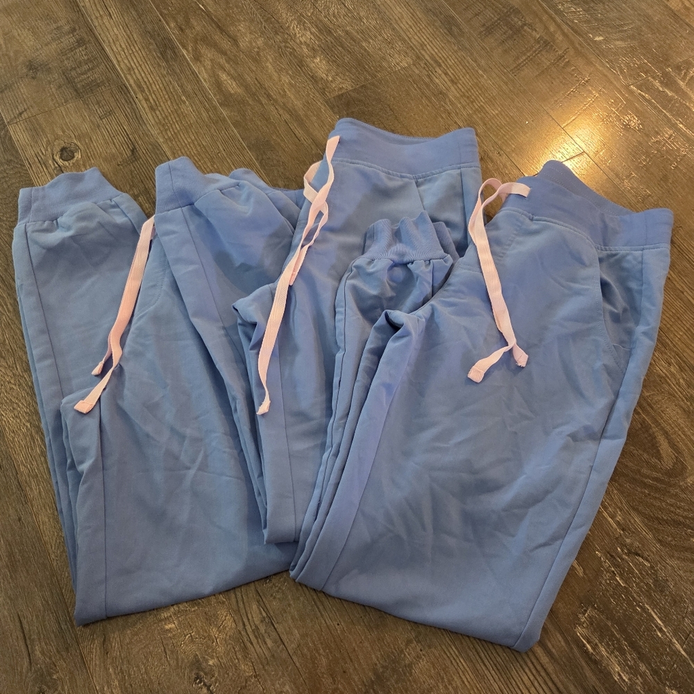 Bundle of 3 sets of FIGS jogger scrubs